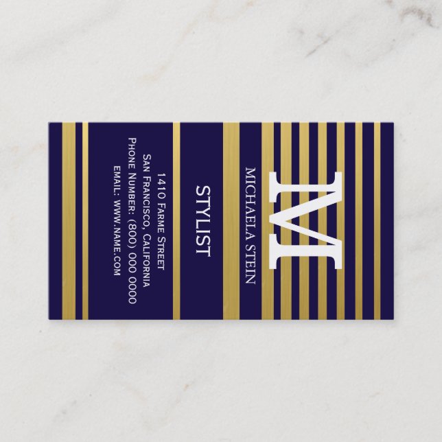 Tarjeta De Visita trabajo / ocupación / actividad personalizada (Anverso)