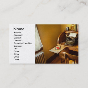 Tarjeta De Visita Trabajo - Típico - Una persona con muchos interese