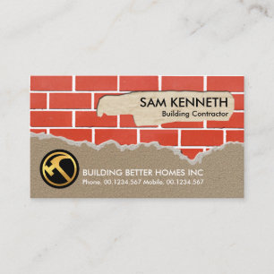Tarjeta De Visita Trabajos creativos de renovación de plastering de