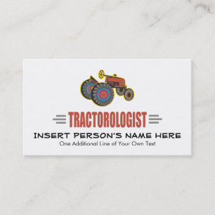 Tarjeta De Visita Tractor divertido