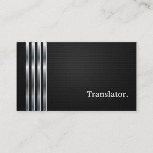 Tarjetas De Visita Traductor Zazzle Es