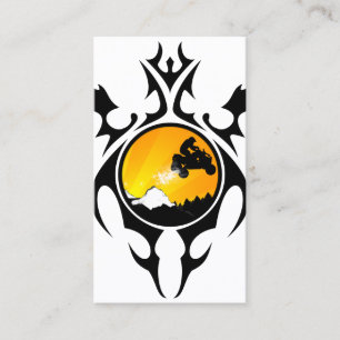 Tarjeta De Visita tráiler tribal atv