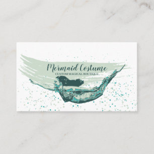 Tarjeta De Visita Traje de Sirena Entretenimiento