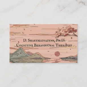 Tarjeta De Visita Tranquil Scene Professional 