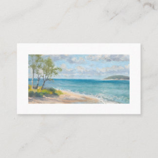 Tarjeta De Visita Tranquil Turquoise Shores & Sunny Skies