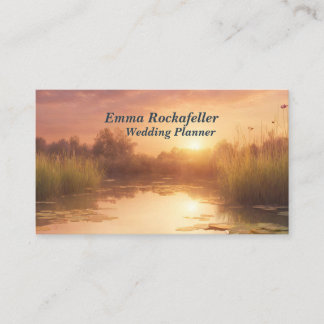 Tarjeta De Visita Tranquilo Sunset