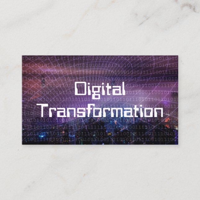 Tarjeta De Visita Transformación digital para empresas (Anverso)