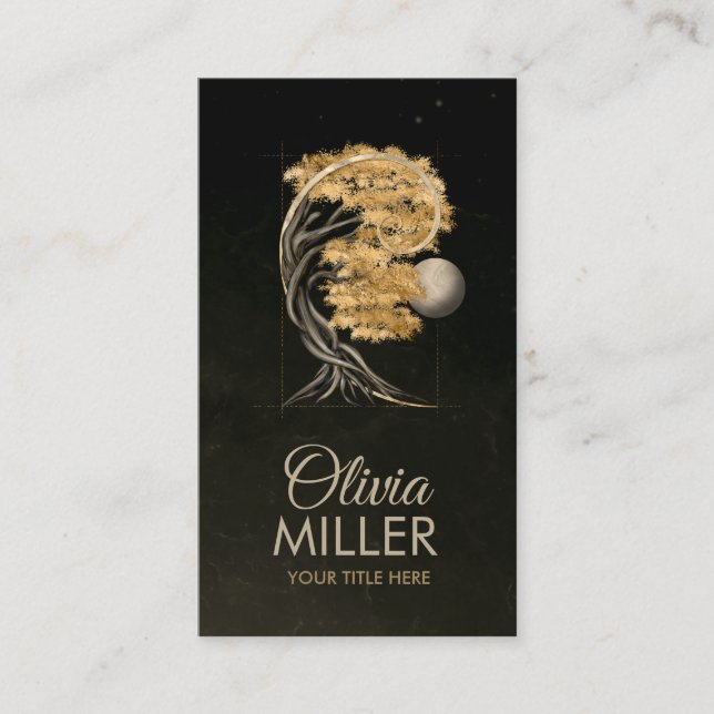 Tarjeta De Visita Transformación eterna - Espíritu mariposa de Bonsa (Anverso)