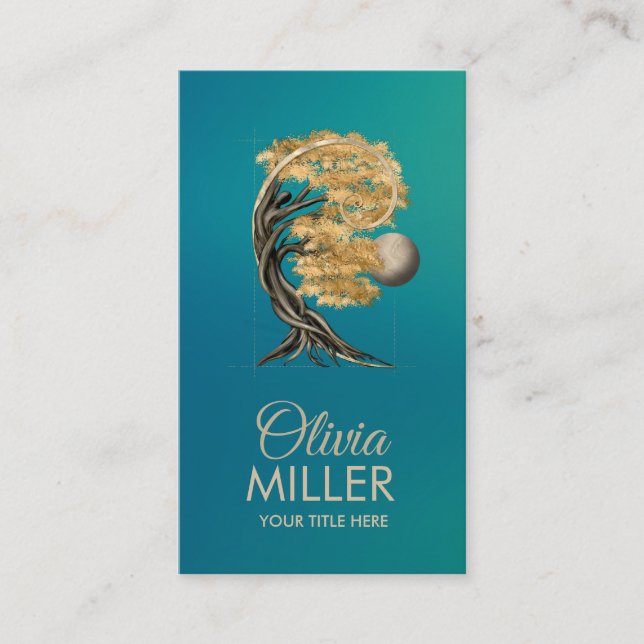 Tarjeta De Visita Transformación eterna - Espíritu mariposa de Bonsa (Anverso)