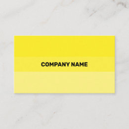 Tarjeta De Visita Transparencia contemporánea amarillo fresco