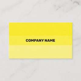 Tarjeta De Visita Transparencia contemporánea amarillo fresco