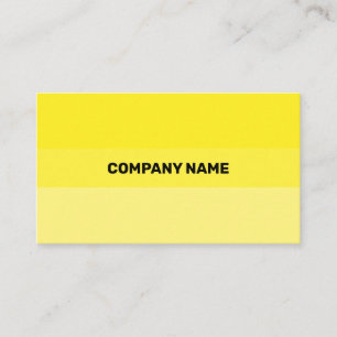 Tarjeta De Visita Transparencia contemporánea amarillo fresco
