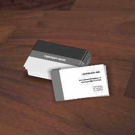 Tarjeta De Visita Transparencia contemporánea blanca y fresca