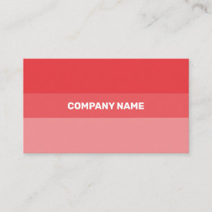 Tarjeta De Visita Transparencia contemporánea rosa y roja fresca