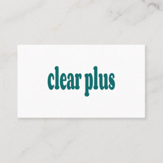 Tarjeta De Visita transparente