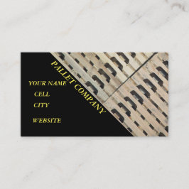 Tarjeta De Visita Transporte de almacenamiento de productos de palet