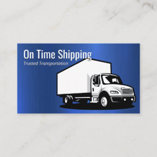 Tarjeta De Visita Transporte de camiones   Envío