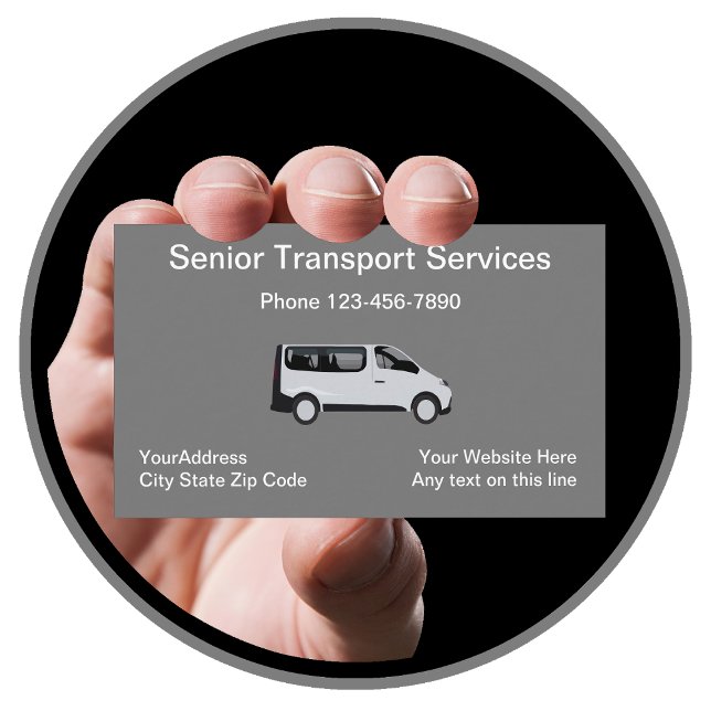 Tarjeta De Visita Transporte Médico Superior (Subido por el creador)