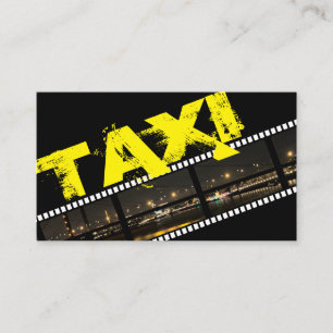Tarjeta De Visita Transporte profesional de taxistas