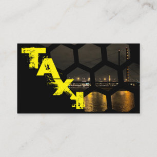 Tarjeta De Visita Transporte profesional de taxistas