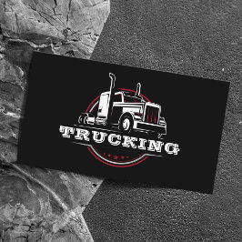 Tarjeta De Visita Transportes Semi Trucker Company