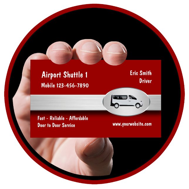 Tarjeta De Visita Traslado al aeropuerto Taxi (Subido por el creador)