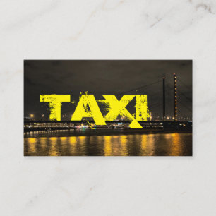 Tarjeta De Visita Traslado de taxistas de la ciudad