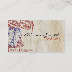 Tarjeta De Visita Travel Agent