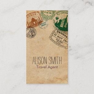 Tarjeta De Visita Travel Agent