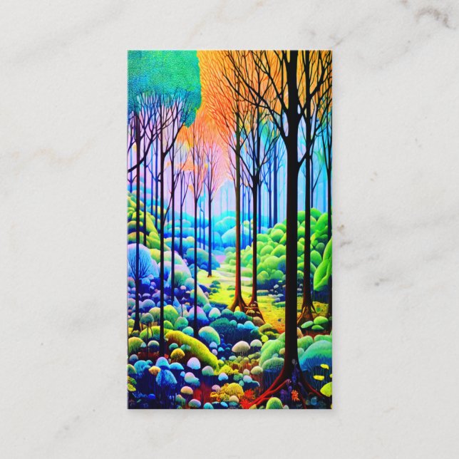 Tarjeta De Visita Trayectoria forestal (Anverso)