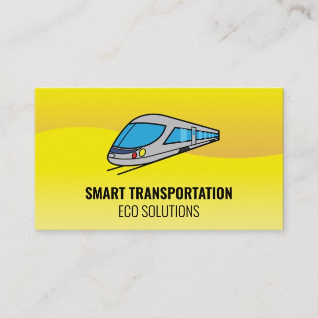 Tarjeta De Visita Tren de alta velocidad (Anverso)