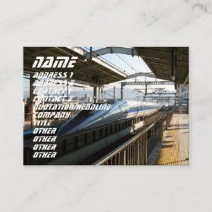 Tarjeta De Visita Tren de bala del 新幹線 de Shinkansen de 500 se