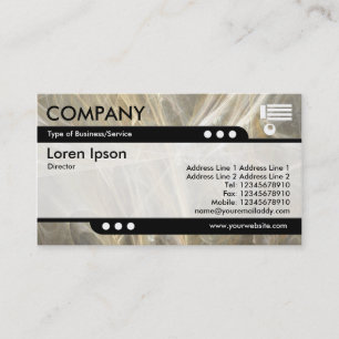 Tarjeta De Visita Tren de bala - Flame fractal