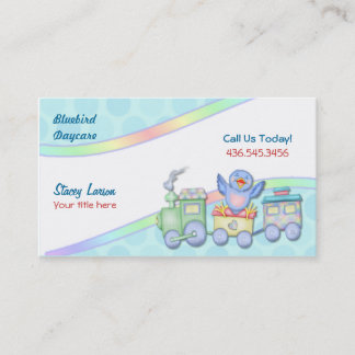 Tarjeta De Visita Tren de Bluebird