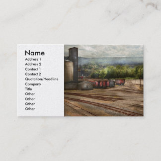 Tarjeta De Visita Tren - el cementerio del tren