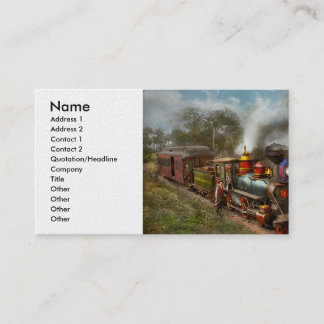 Tarjeta De Visita Tren - Ferrocarril Celestial 1896