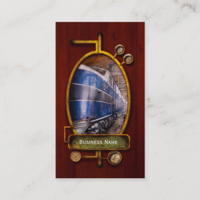 Tarjeta De Visita Tren - Instalaciones de mantenimiento (Anverso)