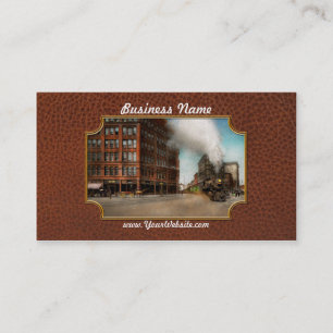 Tarjeta De Visita Tren - Respetar el tren 1905