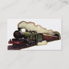 Tarjeta De Visita Tren Vintage