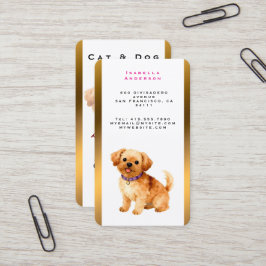 Tarjeta De Visita Trendy Luxury Grooming Dog Personalized Collection