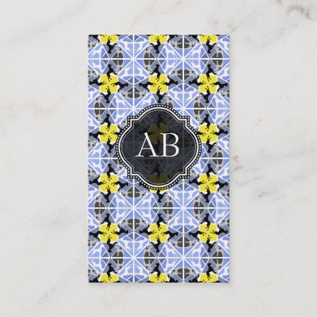 Tarjeta De Visita Trendy Romantic (Anverso)