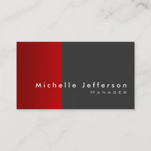 Tarjeta de visita trendy y elegante con rayas gris