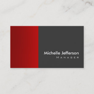 Tarjeta de visita trendy y elegante con rayas gris