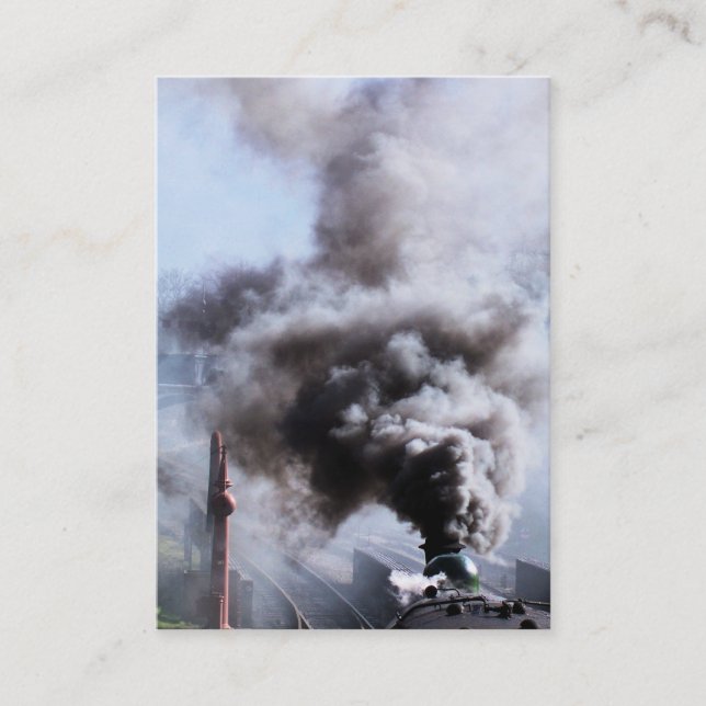 TARJETA DE VISITA TRENES DE VAPOR (Anverso)