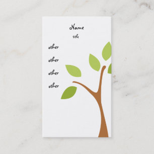 Tarjeta De Visita Tres búhos