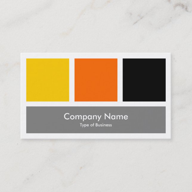 Tarjeta De Visita Tres cuadrados 01 (Anverso)