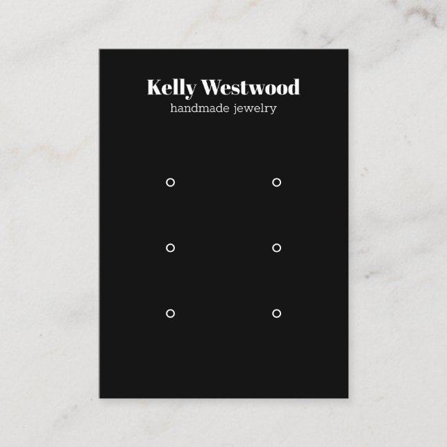 TARJETA DE VISITA TRES HOYOS DE GANANCIA RESTAURAN EL LOGO ICONOS SO (Anverso)