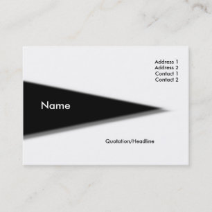 Tarjeta De Visita Triangle Business Card