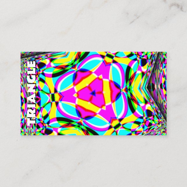 Tarjeta De Visita Triangular (Anverso)
