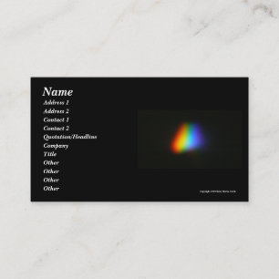 Tarjeta De Visita Triángulo del arco iris